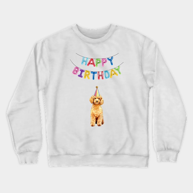 COCKERPOO bday Crewneck Sweatshirt by Poppy and Mabel